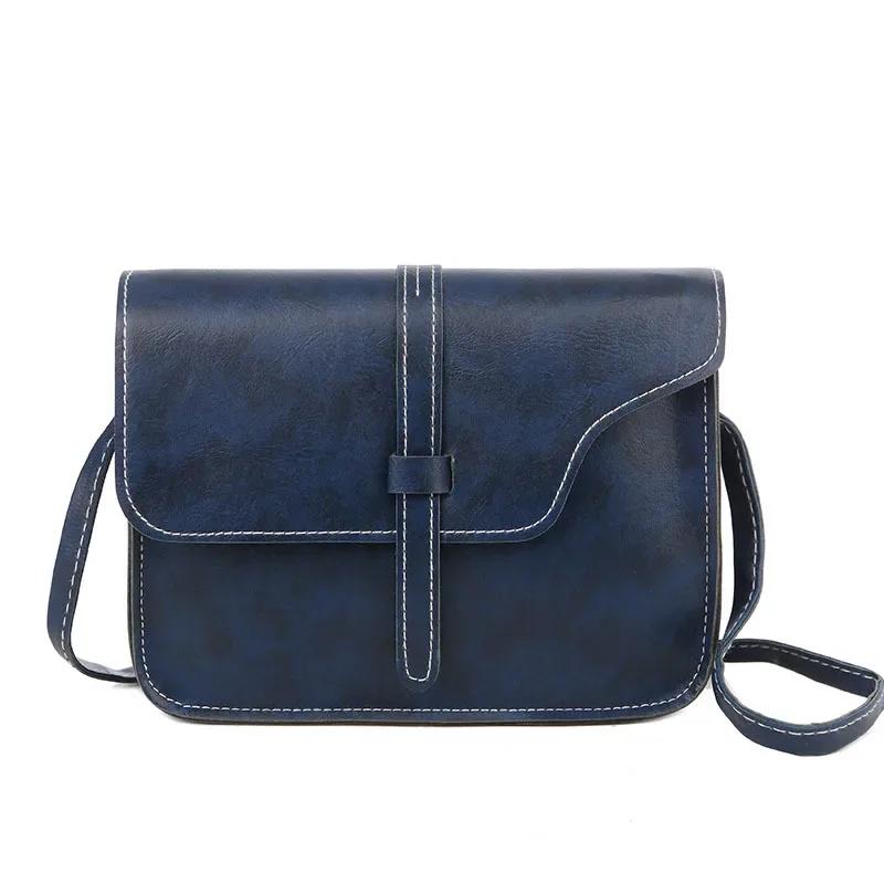 Fashion Lady Shoulder Bags Simple Retro Women Messenger Bag Solid Color All-match Small Square Crossbody Bag For Women