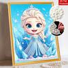 Disney Pearl Painting Elsa Childhood DIY Pearl Painting Gem Art Pearl Dot Painting Picture Crafts Adult Beginner Gifts Home Decor