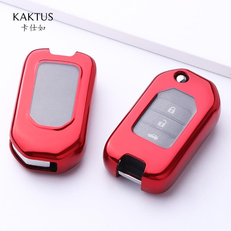 Tpu Full Protect Key Shell Cover Key Case For Honda Civic Cr-V Hr-V Accord Jade Crider Odyssey - Remote Protector
