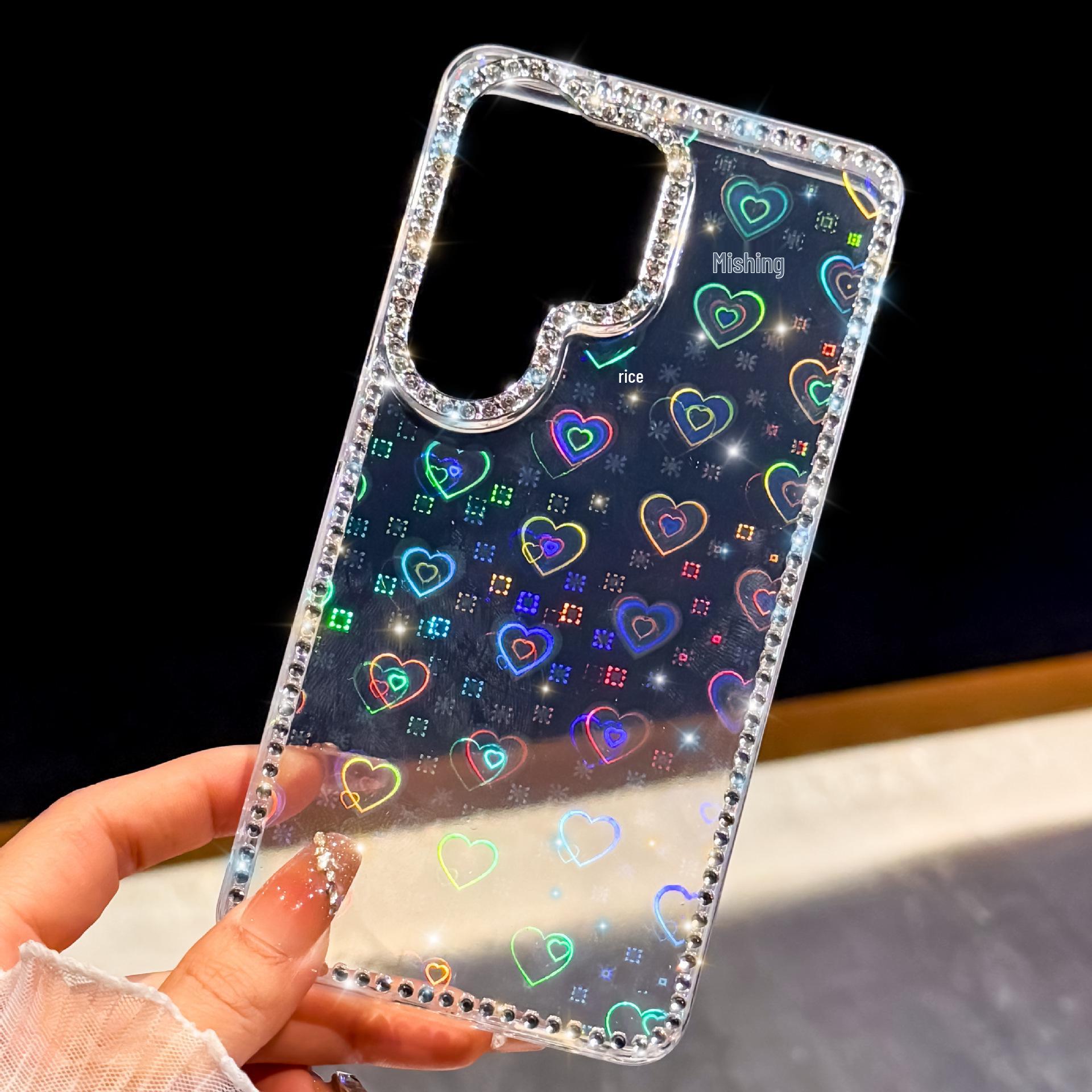 

Жесткий чехол Samsung S26 Ultra со стразами и блестками, противоударный Galaxy A13