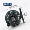 Plastic Construction Fishing Reel With Fast Release Spool One Button Disassembly Alloy Gear Fishing Reel Ergonomic