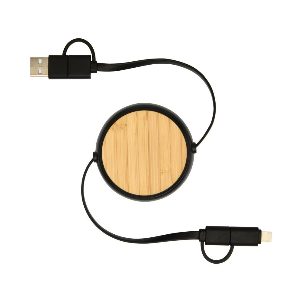 Chechia Cablu Conector Retractabil 5 în 1 din Plastic Reciclat