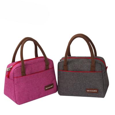 Portable Lunch Bag New Thermal Insulated Lunch Box Tote Cooler Handbag Bento Pouch Dinner Container School Food Bag