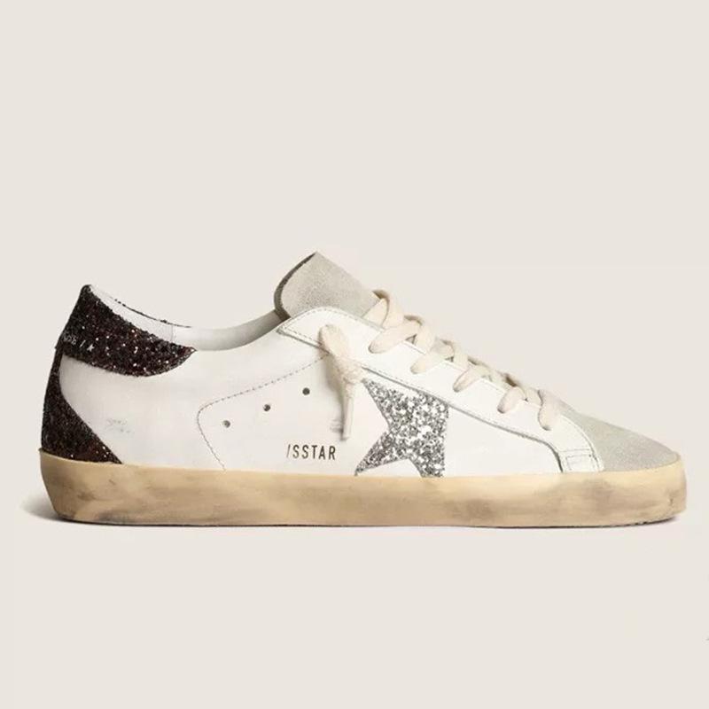 Leather Small Dirty Shoes Men's and Women's Star Shoes Dirty Shoes Casual Versatile Fashion Board Shoes White Shoes