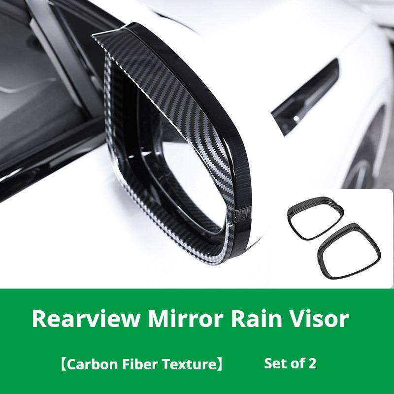 For Xpeng G9 Xiaopeng G9 Rearview Mirror Rain Eyebrow Rearview Mirror Rain Deflector Frame Body Decoration Exterior Accessories