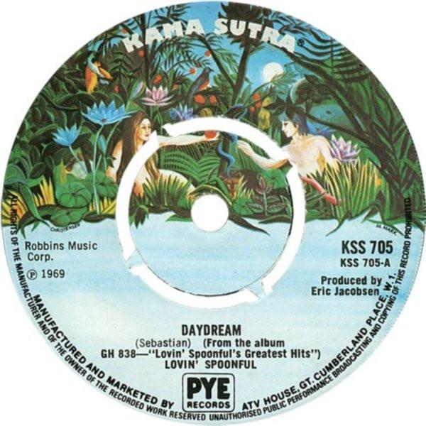 

7inch Record LOVIN SPOONFUL - Daydream KSS705 Kama Sutra 1975 UK Rock Used