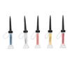 5 PEÇAS Tees Magnéticos Ferramenta de Treino e Prática Design de 8 Dentes Salto de 360 Graus com Cordão Antiperda 90mm 3,5 pol