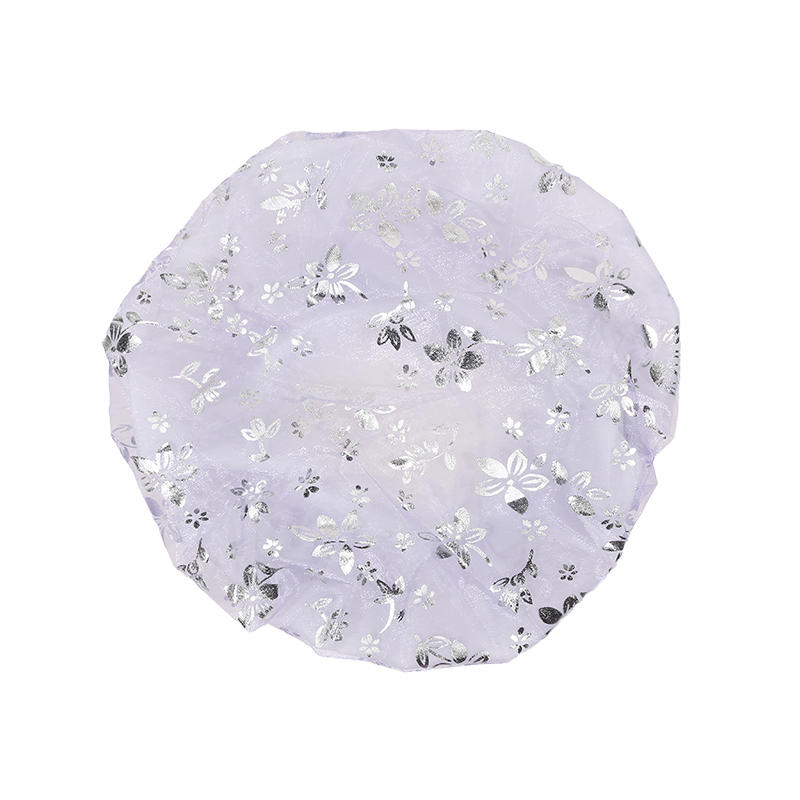 1Pc Thick Waterproof Shower Cap Bath Hat Double Layer Hair Cover Women Supplies Showering Mesh Caps Bathroom
