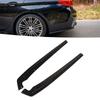 1 Pair Glossy Balck Rear Bumper Side Splitters Flaps Corner Guard Protector ABS for BMW 5 Series G30 G31 M Sport 2017-2022