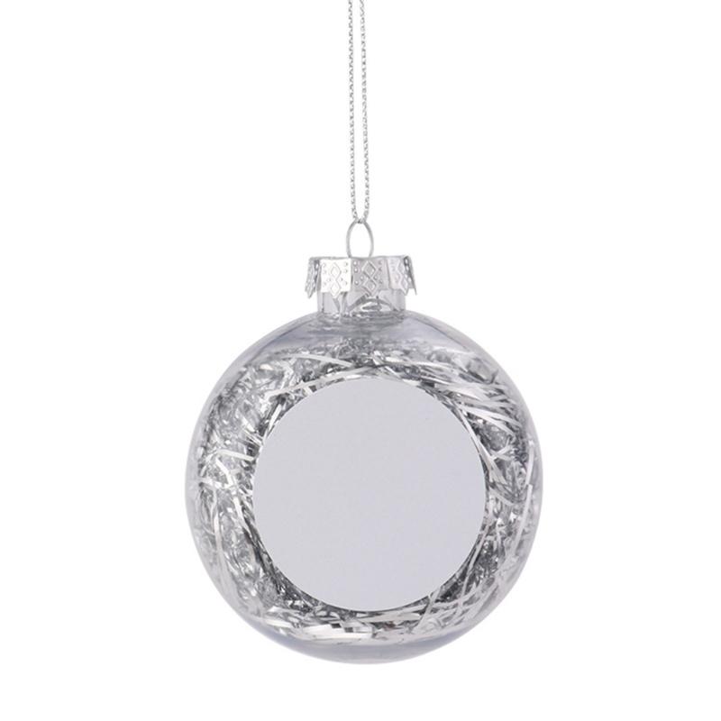 Unique Sublimation Blank Christmas Ball Ornament Decor Hanging Pendant Decorations for Home and Holiday Party Supplies