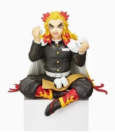 10-15cm Anime Demon Slayer Action Figure PVC Model Doll Collection Toy Car Figure Kamado Tanjiro Nezuko Sitting Ornaments