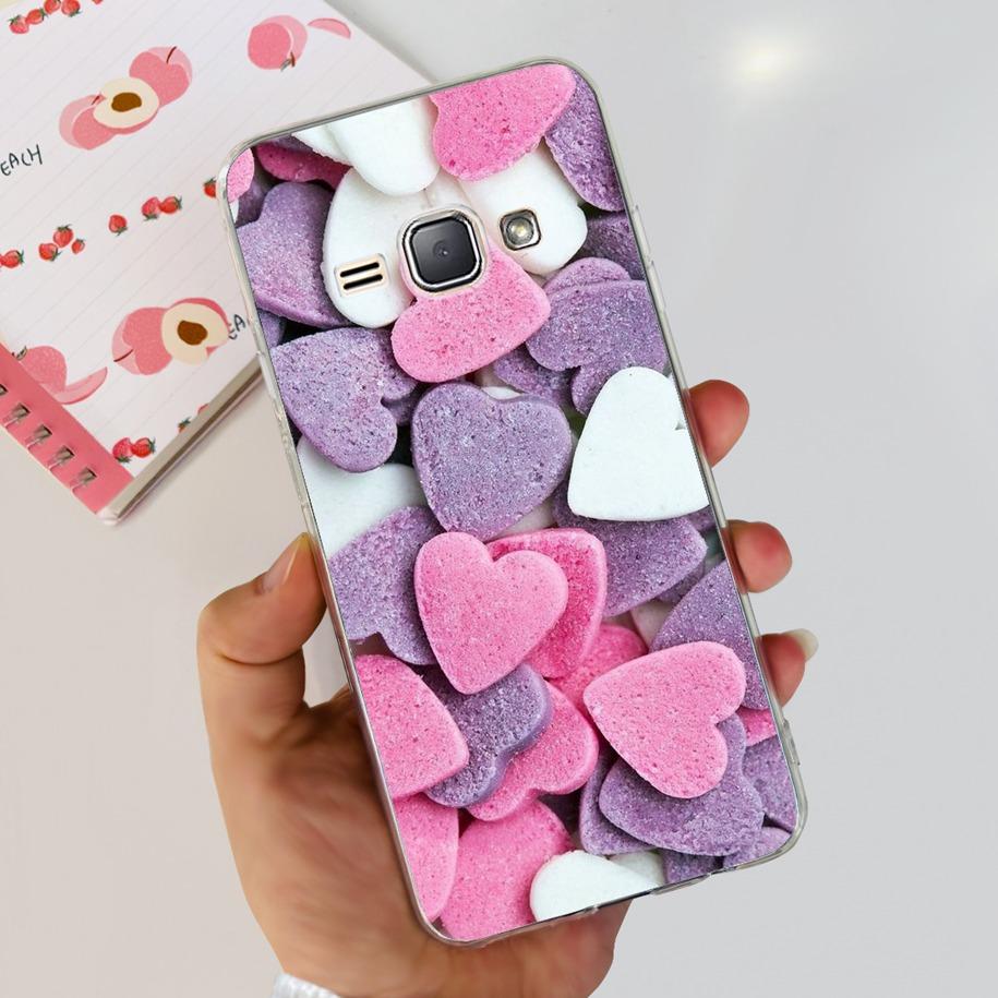 For Samsung J1 2016 Case SM-J120F Cover Fashion Marble Flower Soft Silicone Phone Cover For Samsung J1 Mini J105F J 1 2016 Funda