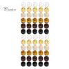 Multi-strand Braid Beads 60Pcs Dreadlock Hair Accessories, Large Hole for Thick Braids And Kids Adult Dreadlocks, Multi-Color Imitation Wood