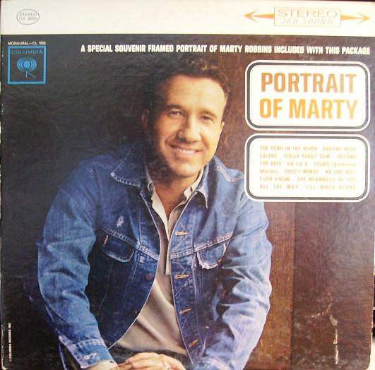 Виниловая пластинка MARTY ROBBINS Portrait Of Marty CS8655 Columbia 1962 США Кантри/Фолк Б/у