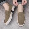 Men's Wear-resistant and Anti-slip Casual Flat Heel Low-top Round-toe Soft High-quality Comfortable Walking Shoes Sneakers Men