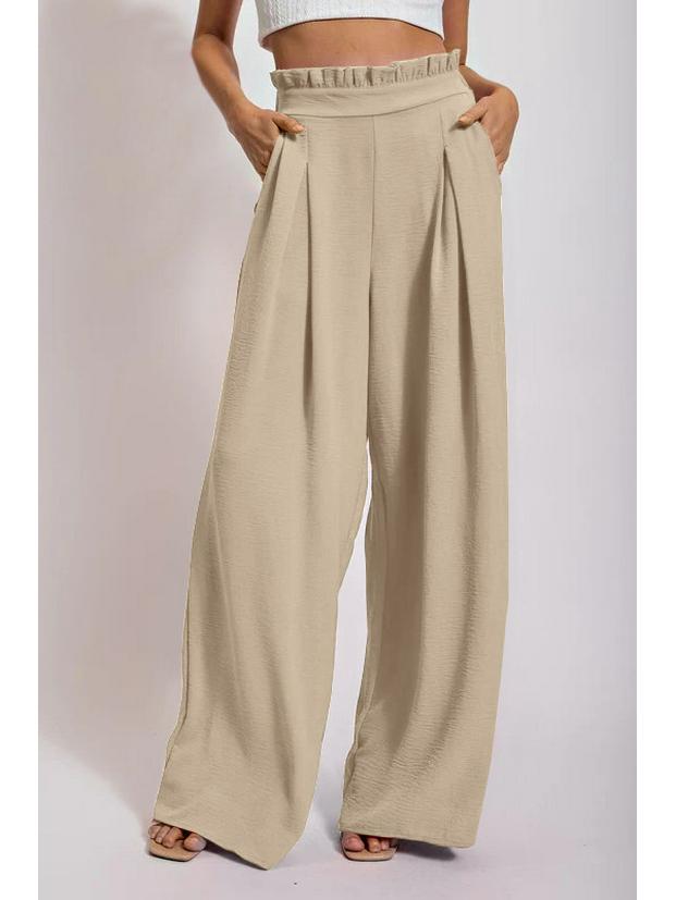 2025 Summer Fashion Casual Solid Color Women's Long Pants