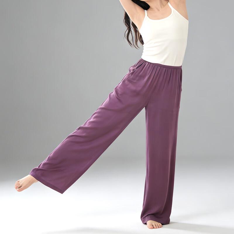 HMX Women s Cupro Wide-Leg Draping Trousers XXL