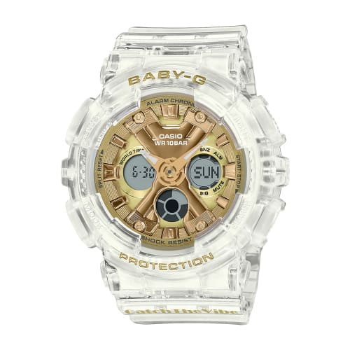 

Часы Casio Baby-G, Серия RIEHATA DANCE MODE ON BA-130CVG-7AJF, Женские, Прозрачные
