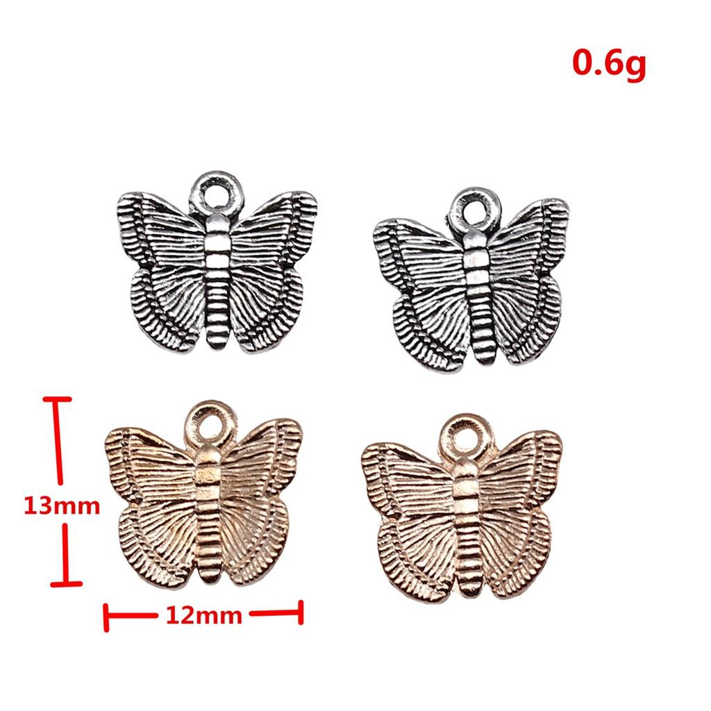 Butterfly Charms Simple Pendants For Minimalist DIY Jewelry Making