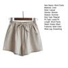 Sommer Shorts Hohe Taille Streetwear Schnell Trocknend Einfach Weiter Beinteil Damen Lässig Outdoor