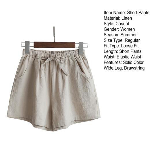 Sommer Shorts Hohe Taille Streetwear Schnell Trocknend Einfach Weiter Beinteil Damen Lässig Outdoor