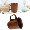 Wooden Water Cup Coffee Mugs with Handle Breakfast Milk Drinking Supplies Home Decoration