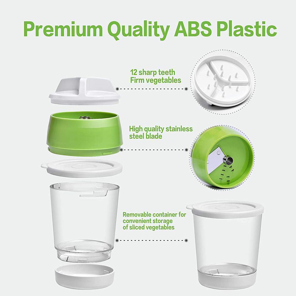 Vegetable Cutter Manual Spiral Cutter Kitchen Gadgets for Carrots Cucumbers Veggetti Manual Spiral Cutter Vegetable Cutter