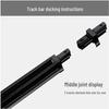 Spotlight Track Lighting: Black/White, 1m, 1.5m, or 2m with Black/White Track Connectors