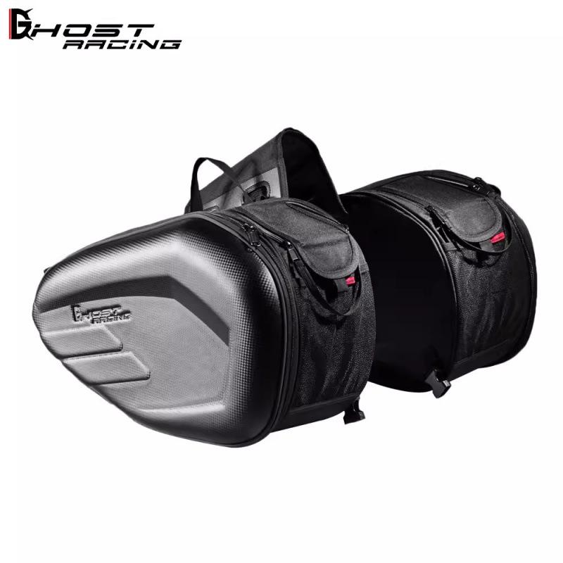 Devil Race Large-Capacity Motorcycle Helmet Backpack & Saddle Bag for Commuters