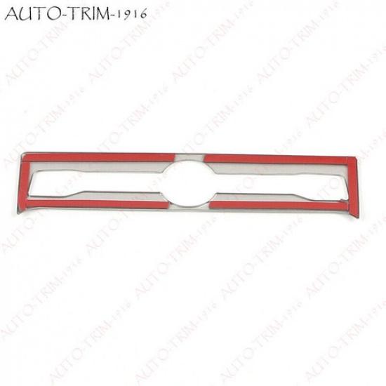 Silver Steel Volume Switch Button Panel Cover Trim For Ford Explorer 2020-2023