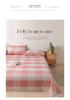Striped Coarse Cloth Bed Sheet Set: Washable, Skin-Friendly, Cool Mat for Home & Dorm. Available In Single/Double Three-Piece Set.