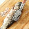 Fish Scale Remover Stainless Steel Handheld Manual Increase Efficiency Fish Descaler Tool for Kitchen