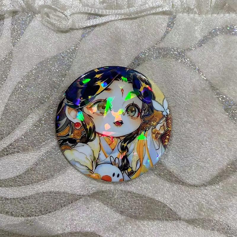 Anime Tian Guan Ci Fu Cosplay Badge Heaven Official's Blessing Hua Cheng Xie Lian Lapel Pin Props Brooch Accessories