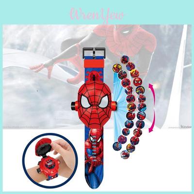 Children's Ultraman Watch With Projection And Light Feature Ideal For Boys And Girls 3-8 Years Old