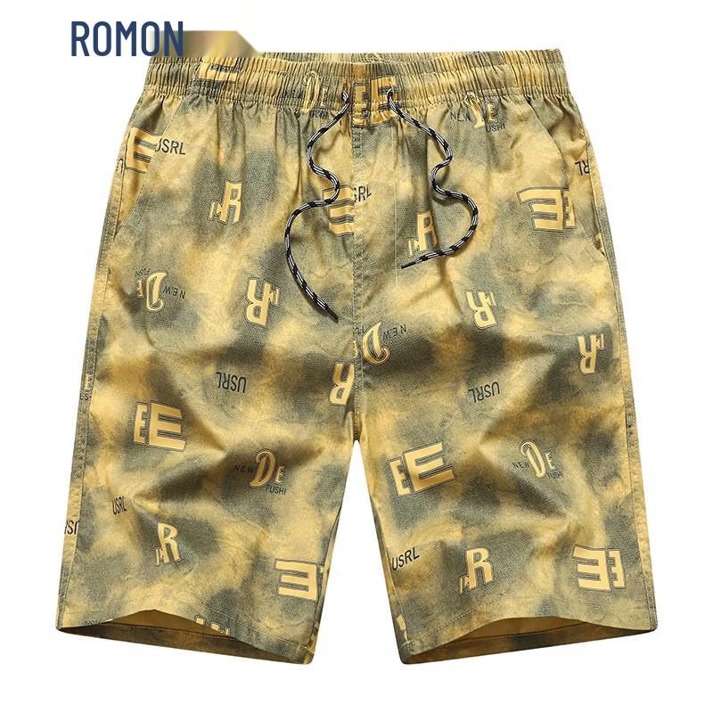 ROMON Men s Loose Fit Summer Cargo Beach Shorts XL