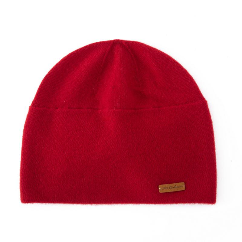 Unisex 100% Pure Cashmere Wool Knit Hat for Outdoor Warmth (Autumn/Winter Collection)