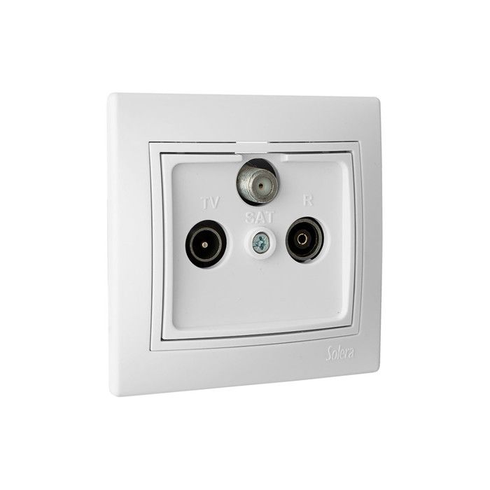 Prise De Vue Finale Pour Satellite, Télévision Et Radios. Europa Solera [E3-42936] Blanc