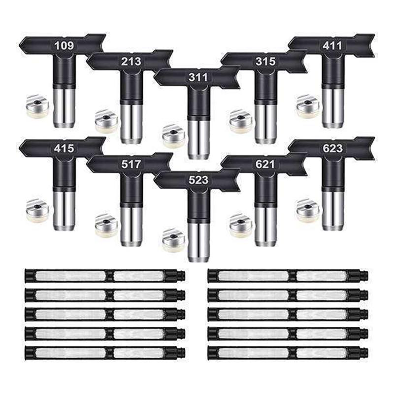 Airless Spray Nozzle Reversible Durable Tip Leak Free Easy to Clean for Home and Garden Outdoor Painting Projects