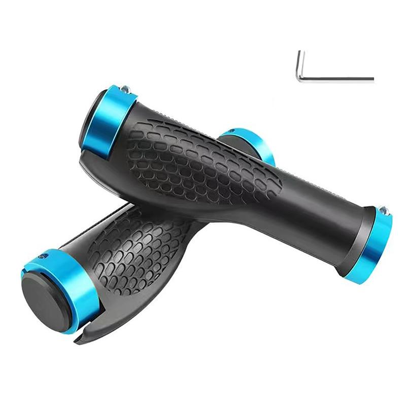 Bicycle Grips Soft Rubber For Mountain Bike Shockproof Anti-Slip Handlebar Cover Lock On Ergonomic Cycling Handle Bar Parts