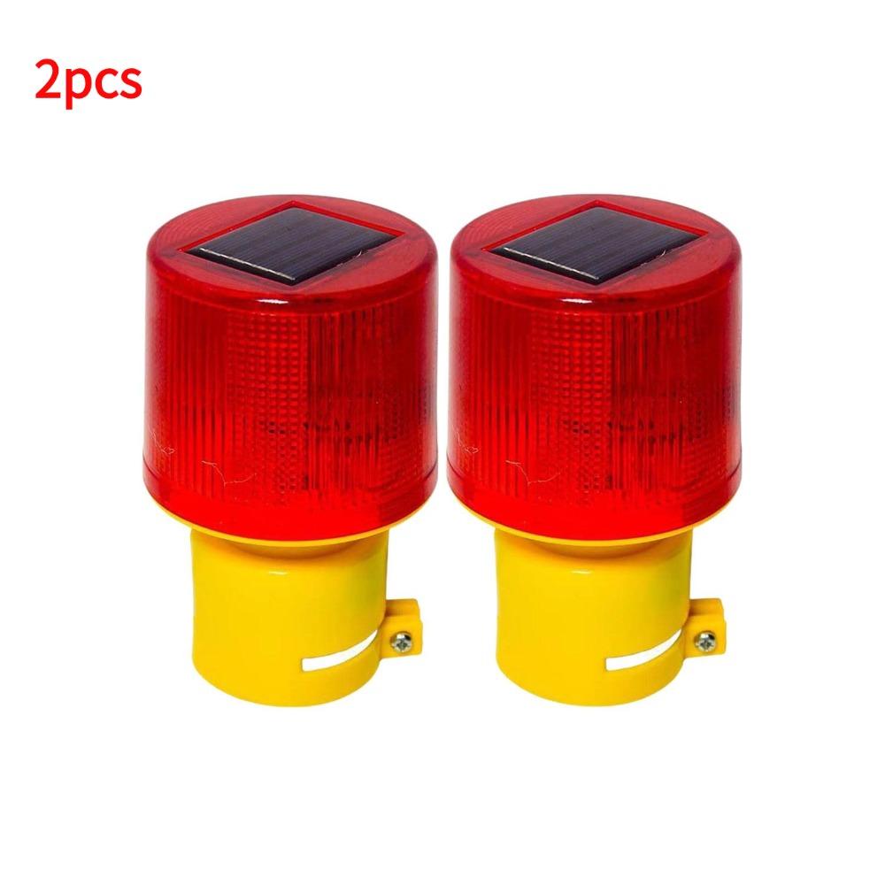 Solar LED Emergency Light Solar Traffic Tower Crane Warning Light LED Bulb Lamp For Construction Site Harbor Road Marine Lamp