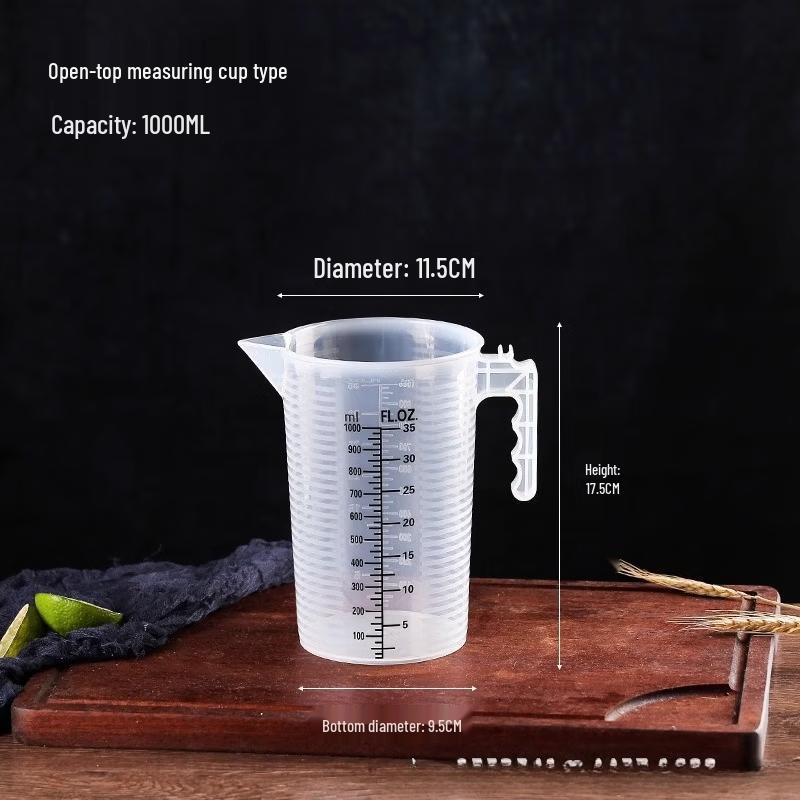 Yicang 1000ML Measuring Cup with Black Scale