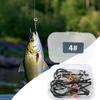 Live Shrimp Fixed Hooks Saltwater Offset Fishing Hooks Reusable Fisherman Tool Portable Fish Accessories with Storage Box