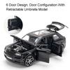 1:32 Scale Rolls Royce Cullinan RV Car Models Alloy Diecast Toys Pull Back 6 Doors Opened Camping Vehicle Toy for Kids Presents
