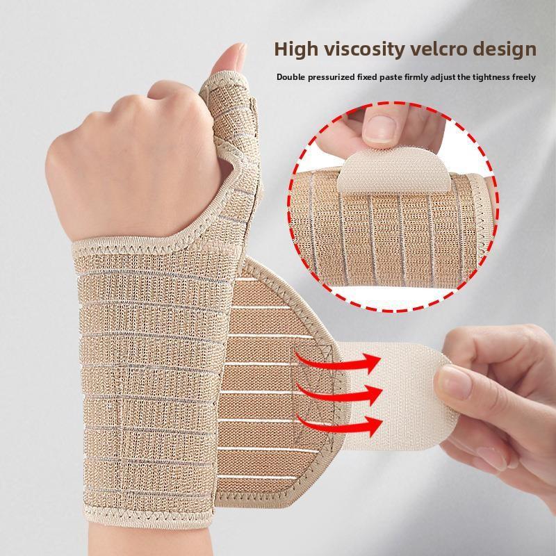 Sports Fitness Men's and Women's Finger Wrist Guard Aluminum Plate Fixed Support Hand Thumb Pressurized Elastic Wrist Guard