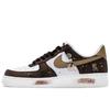 Air Force 1 Anno del Cavallo Copertura Termica Scarpe da Skateboard Basse da Uomo Marrone Oro CW2288-111(SquadraA-)