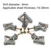 50set Self-Drilling Drywall Anchor Kit - Hollow Wall Anchors with Screws