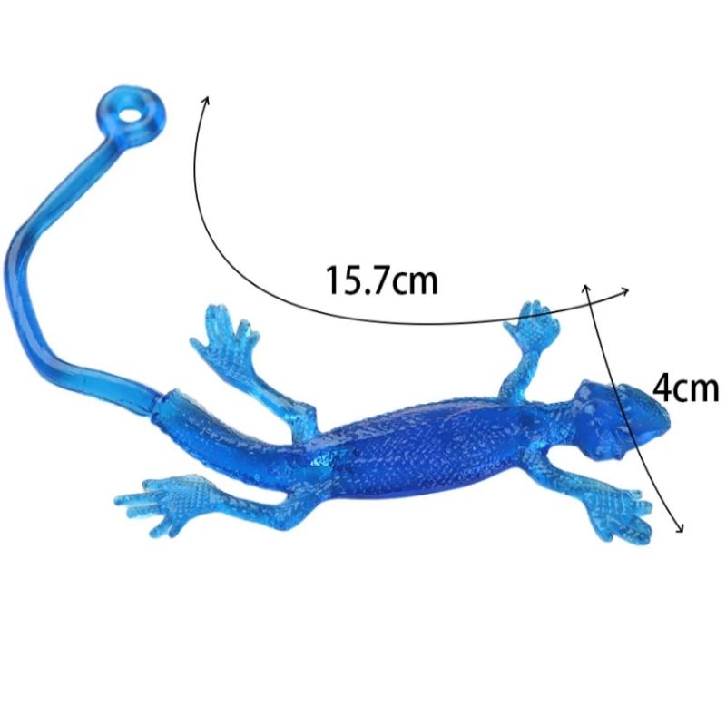 Stretchy Sticky Lizards Toys Funny Sticky Lizards Mini TPR Lizard Toys for Kids Party Favors Easter Goodie Bags Filler