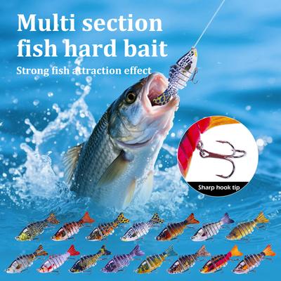 Fishing Fake Fish With Spinnerbait Blades For Surface Water, Slow Sinking Swimbaits For Trout And Bass