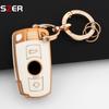 For Bmw E90 E60 E70 E87 3 5 6 Series M3 M5 X1 X5 X6 Z4 E71 E72 E88 E89 E91 E92 Fashion Tpu Car Key Case Cover Protector Keychain