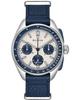 BULOVA Archive Series Lunar Pilot Chronograph SS with Extra Strap Men’s Watch 98K112